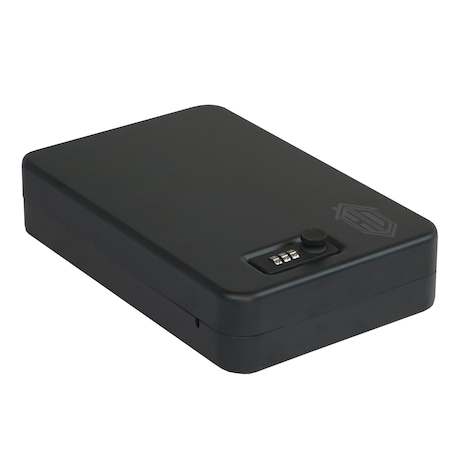 Sports Afield Home Defense 0.12 Cu. Ft. Compact and Portable Vault with Combination Lock, Black SA-CV3-C